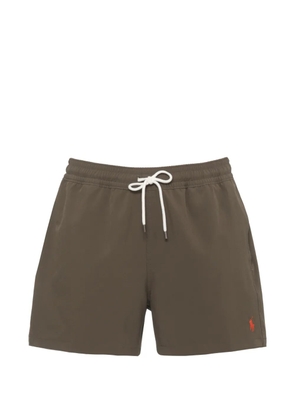Polo Ralph Lauren logo-embroidered drawstring swim shorts - Green
