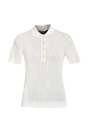 Ralph Lauren Vintage pointelle-knit sweater - Neutrals