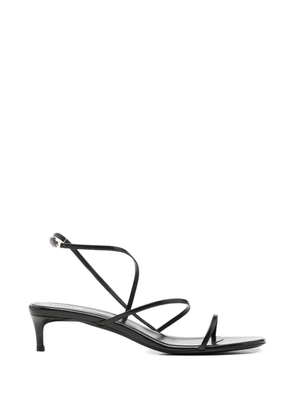 KHAITE Pre-Owned Loop heeled sandals - Black