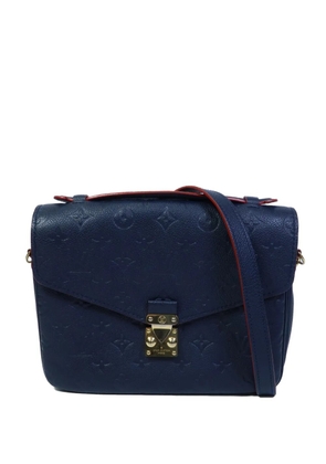 Louis Vuitton Pre-Owned Pochette Metis two-way calfskin shoulder bag - Blue