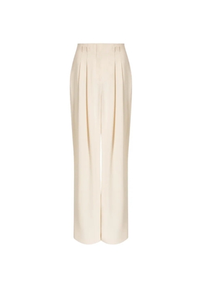 Alberta Ferretti pleated trousers - White