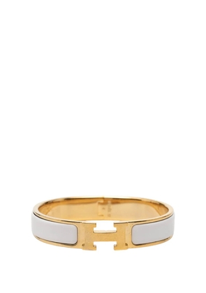 Hermès Pre-Owned 2000-2026 Narrow Enamel Clic H Bracelet PM costume bracelet - Gold