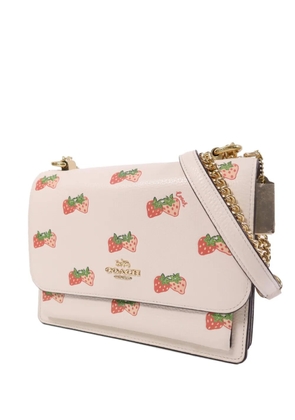 Coach Vintage strawberry-print shoulder bag - Neutrals