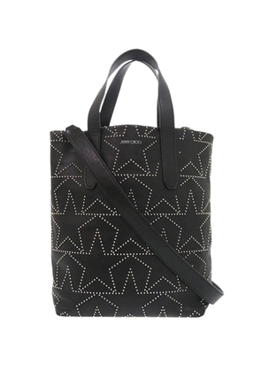 Jimmy Choo Pre-Owned 2010-2026 Leather Star Studded Sofia Tote satchel - Black