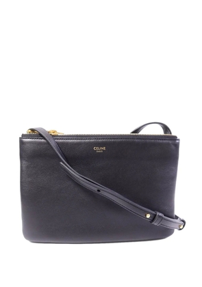 Celine Pre-Owned Trio calfskin shoulder bag - Black