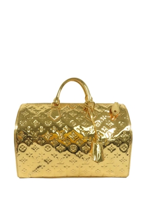 Louis Vuitton Pre-Owned Monogram Miroir Speedy 35 handbag - Gold