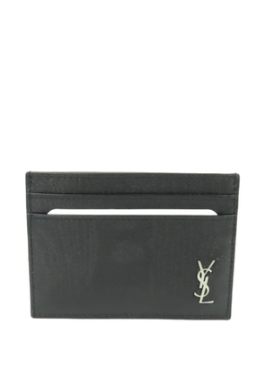 Saint Laurent Pre-Owned logo-detail wallet - Black