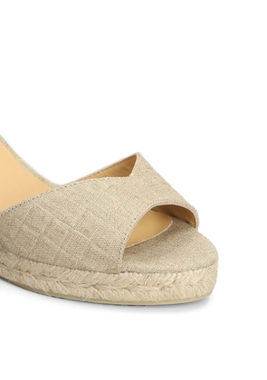 Castañer Blaudi buckle-fastening wedge sandals - Neutrals