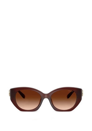 Coach Maxi Sculpted C oval-frame sunglasses - Brown
