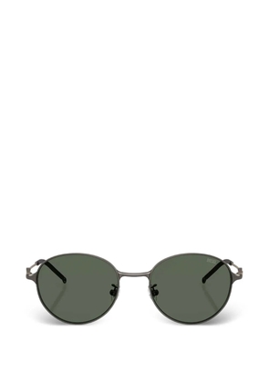 Diesel round-frame logo-detail sunglasses - Grey