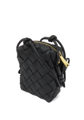 Bottega Veneta Pre-Owned micro leather shoulder bag - Black