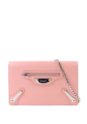 Balenciaga Pre-Owned chain-link leather shoulder bag - Pink