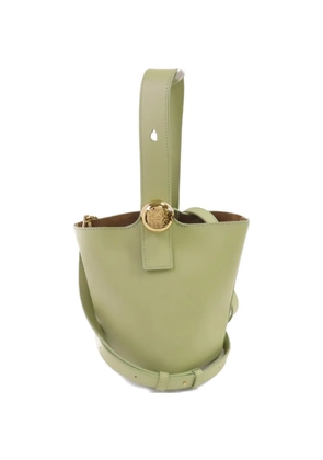Loewe Pre-Owned Pebble Bucket mini shoulder bag - Green