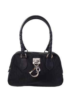 Christian Dior Pre-Owned Trotter logo-charm tote bag - Black