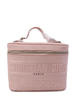 Christian Dior Pre-Owned Cannage vanity case - Pink