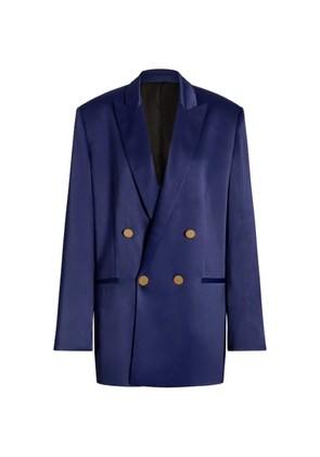 Alberta Ferretti double-breasted blazer - Blue