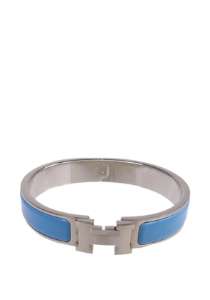 Hermès Pre-Owned Clic H enamel bracelet - Silver