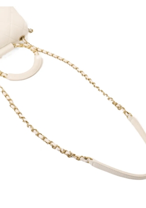 CHANEL Pre-Owned In The Loop two-way turn-lock lambskin tote bag - White