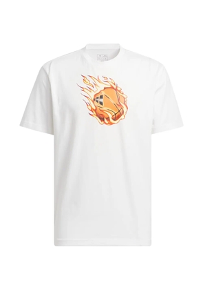 adidas graphic-print T-shirt - White