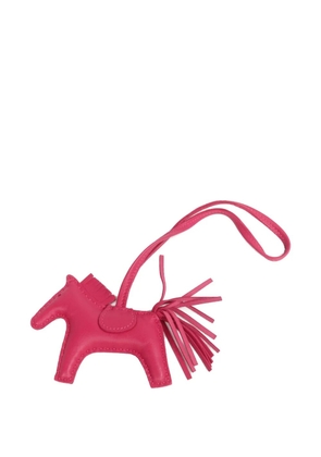 Hermès Pre-Owned PM Rodeo leather bag charm - Pink