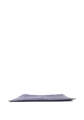 Loewe Pre-Owned Anagram embossed clutch bag - Blue