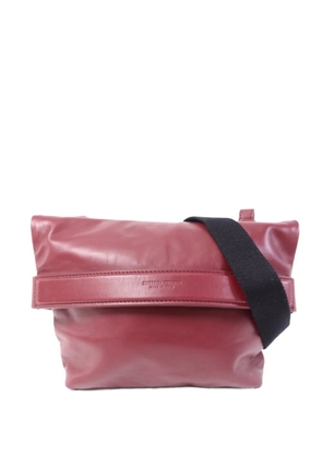 Bottega Veneta Pre-Owned Marco Poio leather messenger bag - Red