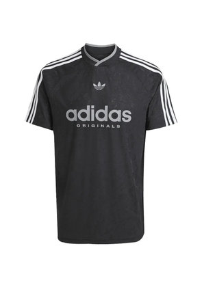 adidas Adicolor logo-print T-shirt - Black