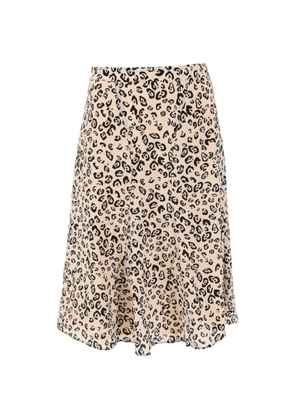Altuzarra leopard-print silk skirt - Neutrals