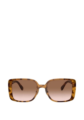 Coach tortoiseshell-effect square-frame sunglasses - Brown