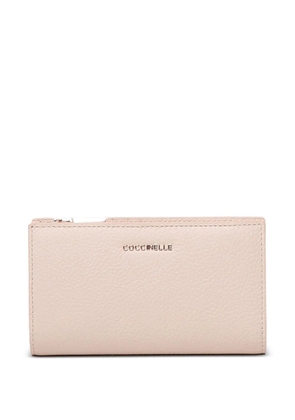 Coccinelle zip three-compartment wallet - Neutrals