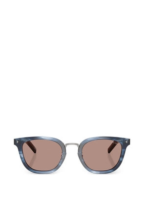 Prada Iconic-plaque sunglasses - Blue