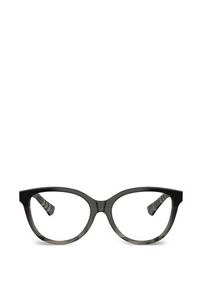 Burberry Check round-frame glasses - Grey