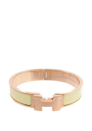 Hermès Pre-Owned Clic H enamel bracelet - Gold