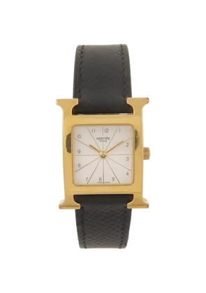 Hermès Pre-Owned Heure H 21mm watch - White