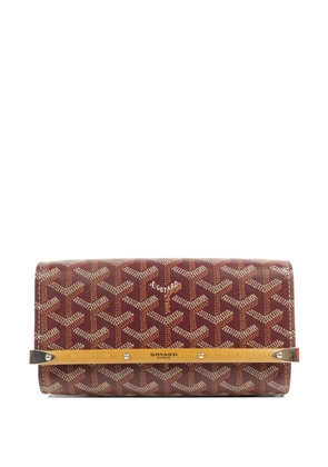 Goyard Pre-Owned Monte Carlo long wallet - Red