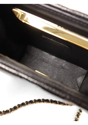 CHANEL Pre-Owned CC diamond-quilted shoulder bag - Black