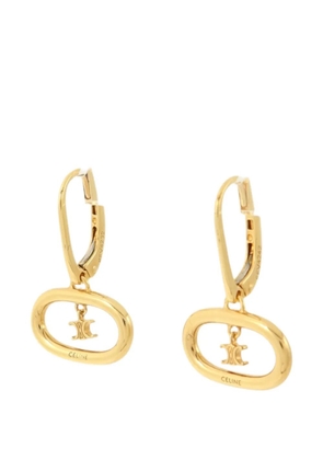 Celine Pre-Owned Triomphe Mobile earrings - Gold