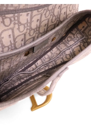 Christian Dior Pre-Owned medium Saddle shoulder bag - Grey