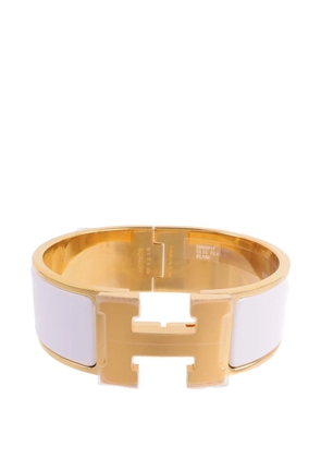 Hermès Pre-Owned Clic Clac H enamel bracelet - Gold