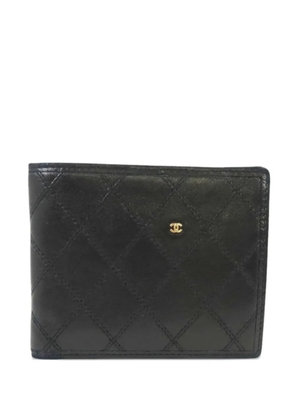 CHANEL Pre-Owned bifold leather wallet - Black