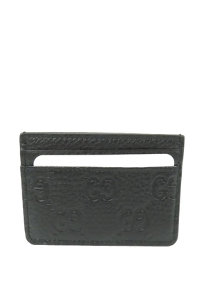 Gucci Pre-Owned GG Emblem card case - Black