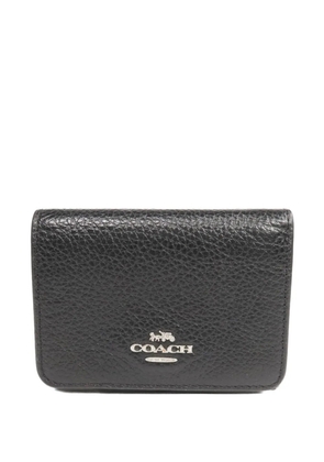 Coach Vintage floral-print leather wallet - Black