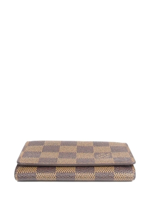 Louis Vuitton Pre-Owned Damier Ebène canvas wallet - Brown