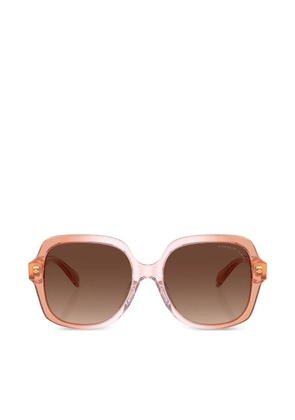 Coach square-frame sunglasses - Pink