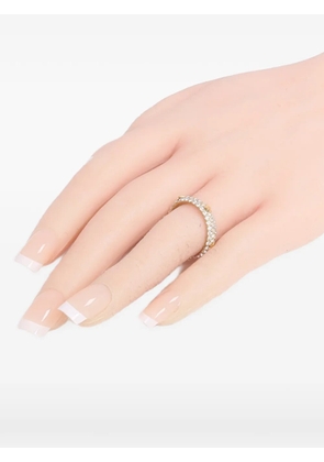 Christian Dior Pre-Owned crystal-embellished ring - Gold