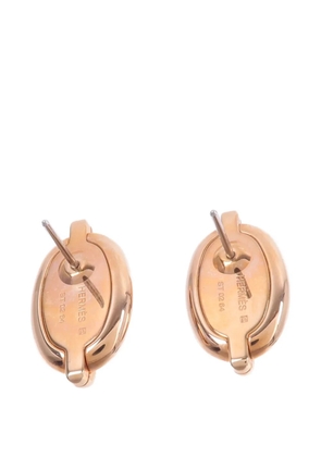 Hermès Pre-Owned Mini Maillon earrings - Gold