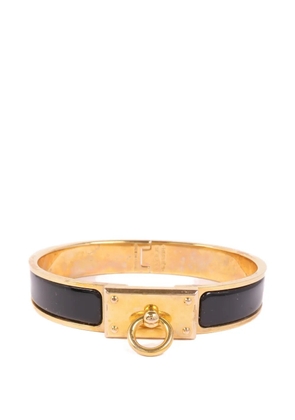 Hermès Pre-Owned Clic Anneau enamel bracelet - Gold
