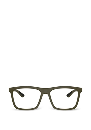 Prada Linea Rossa rectangle-frame glasses - Green