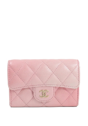 CHANEL Pre-Owned CC Classic Flap card holder - Pink