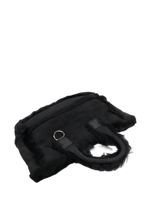 CHANEL Pre-Owned CC shearling tote bag - Black